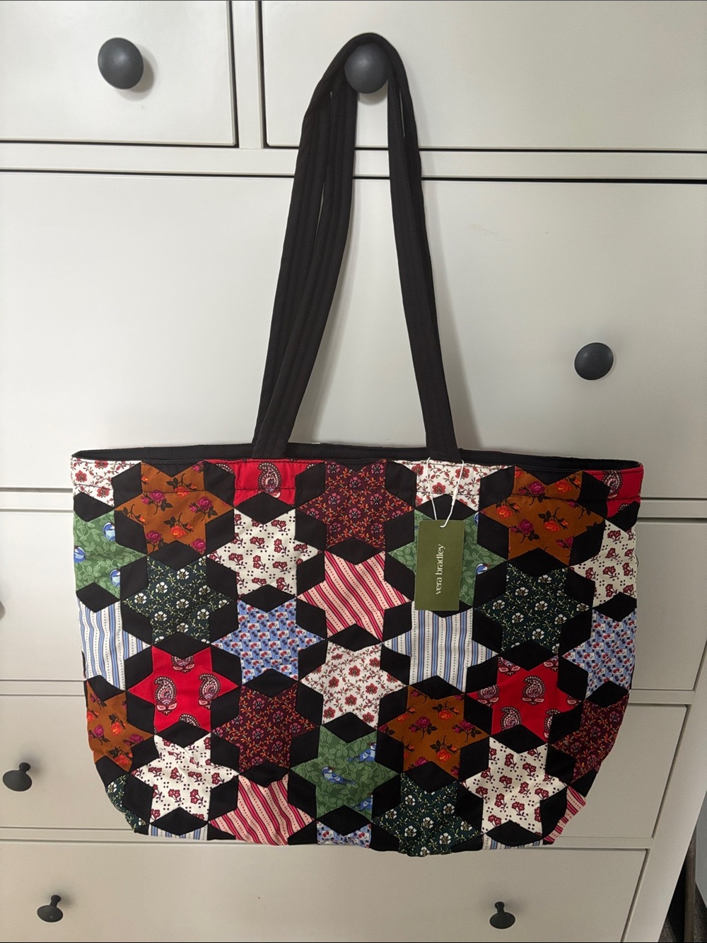 NWT Vera Bradley Zip Tote - Quilt Pattern